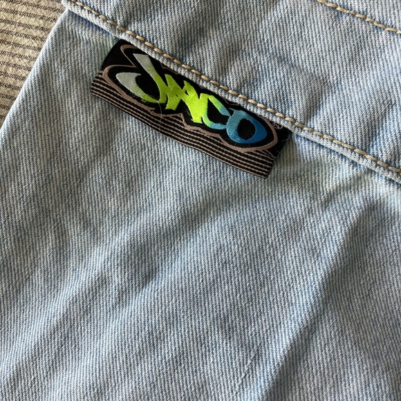 JNCO Denim - JNCO Vibrant Blue Denim Jeans with Stylish Branding